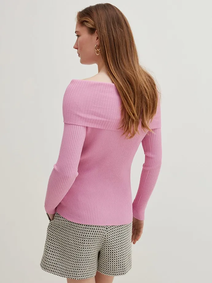 Longsleeve in Rosa