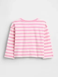 Longsleeve in Rosa/ Creme