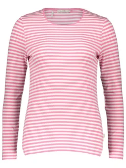 Longsleeve in Rosa/ Weiß