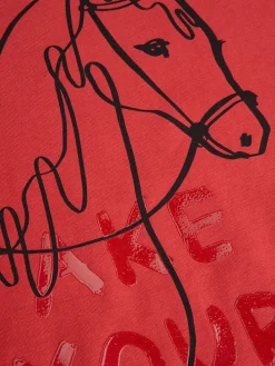 Longsleeve in Rot