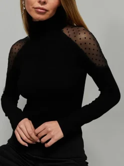 Longsleeve in Schwarz