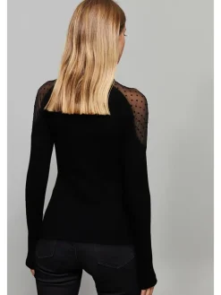 Longsleeve in Schwarz