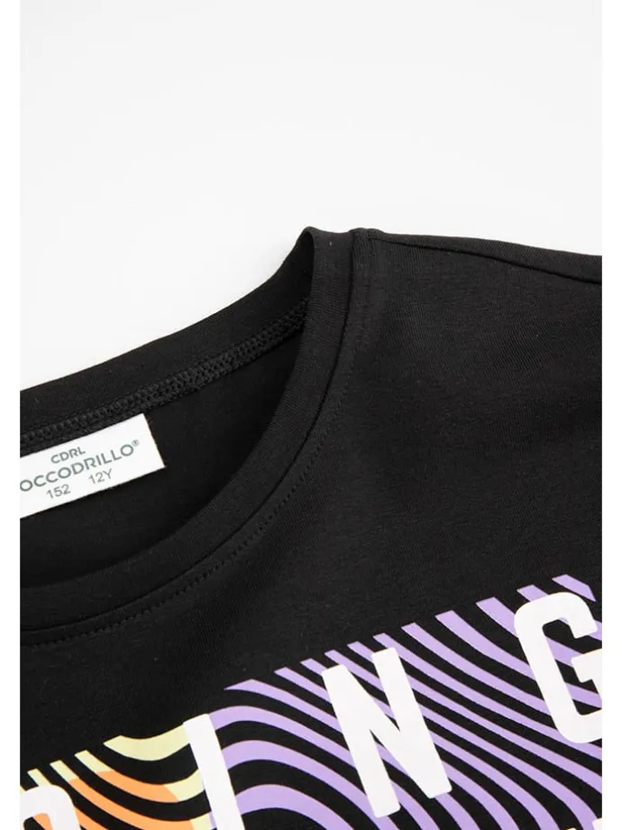 Longsleeve in Schwarz