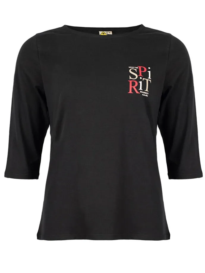 Longsleeve in Schwarz