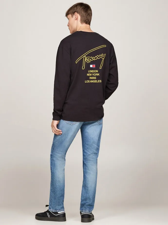Longsleeve in Schwarz