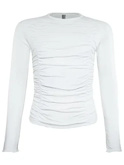 Longsleeve in Weiß