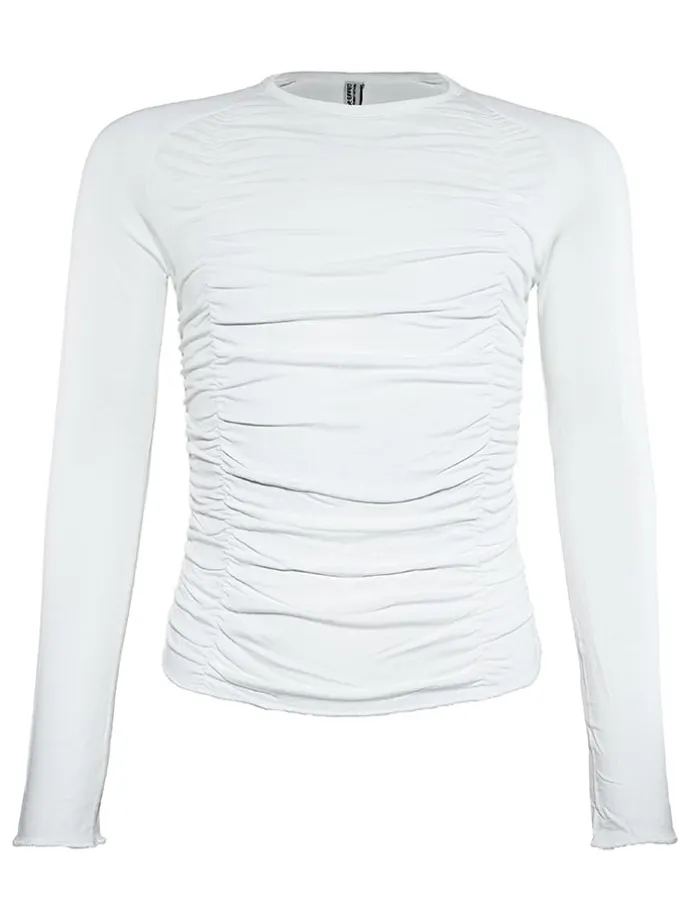 Longsleeve in Weiß