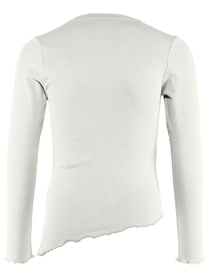 Longsleeve in Weiß