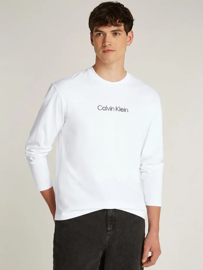 Longsleeve in Weiß