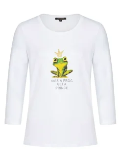 Longsleeve in Weiß
