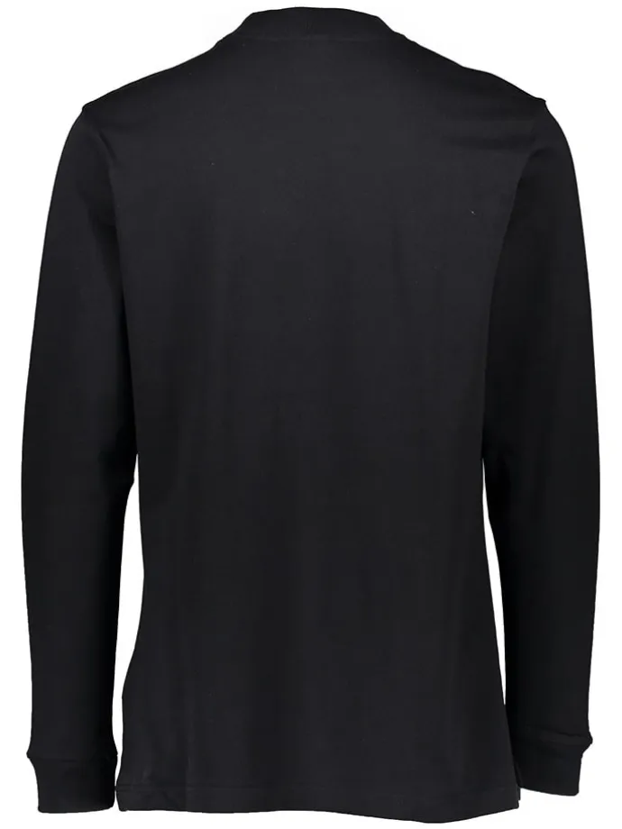 Longsleeve "Life Mock" in Schwarz