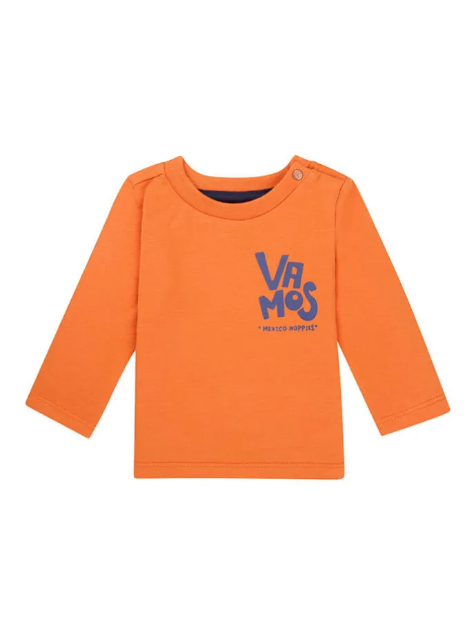 Longsleeve "Olton" in Orange