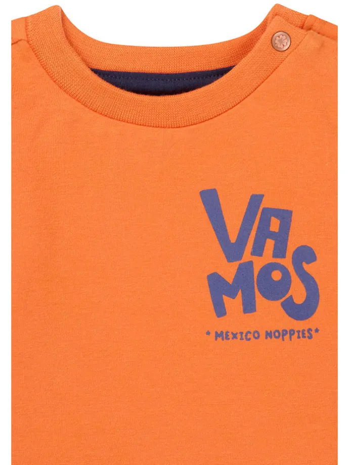 Longsleeve "Olton" in Orange