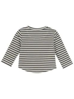 Longsleeve "Superior" in Weiß/ Anthrazit
