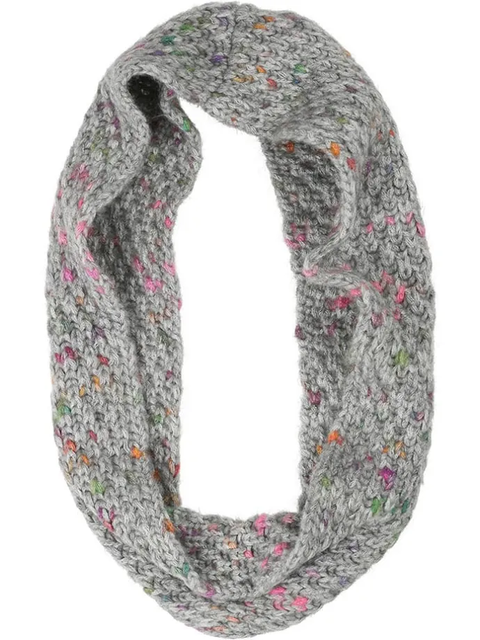 Loop-Schal in Grau/ Bunt