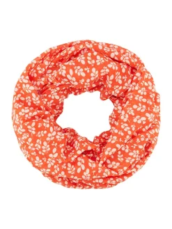 Loop-Schal in Rot/ Weiß