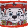 Loop-Schal "Paw Patrol" in Rot/ Bunt - (L)26 x (B)17 cm