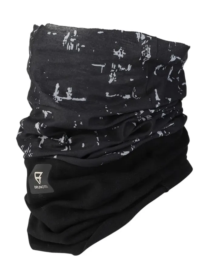 Loop-Schal "Twostroke" in Schwarz/ Grau