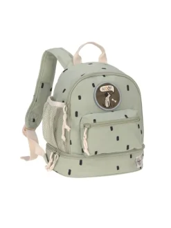 Lässig Kindergartenrucksack - Mini Backpack, Happy Prints light olive