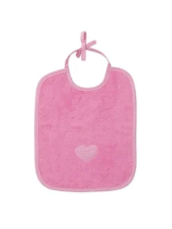 Lätzchen Hearts in flamingo