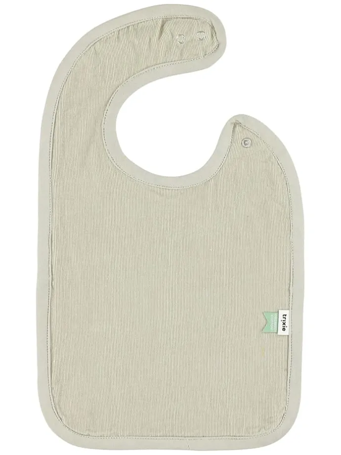 Lätzchen in Grau - (L)42 x (B)26,5 cm