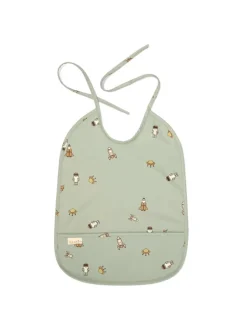 Lätzchen in Hellgrün/ Bunt - (L)37 x (B)28 cm