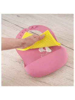 Lätzchen in Rosa - (B)24 x (H)29 cm