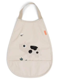 Lätzchen "Tiny farm" in Beige