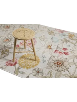 Läufer Abloom in beige, gelb, rot