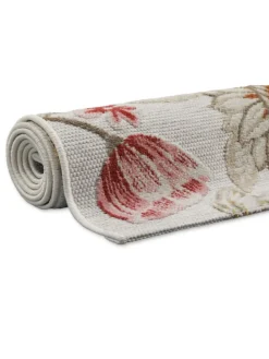Läufer Abloom in beige, gelb, rot