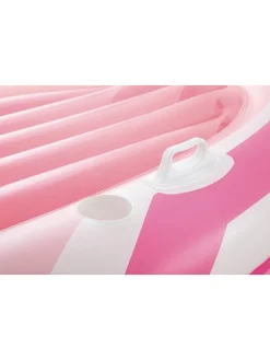 Luftmatratze in Pink/ Weiß - (B)244 x (H)97 x (T)119 cm