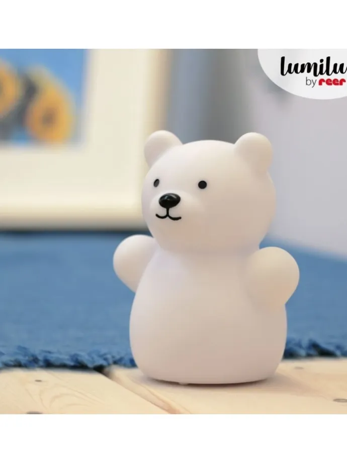 lumilu Mini Zoo bear in Weiß ab 0 Monate