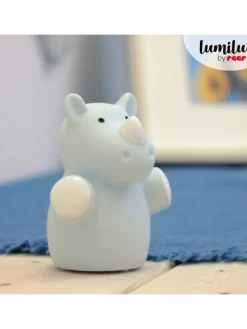 lumilu Mini Zoo rhino in Blau ab 0 Monate