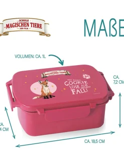 Lunchbox ''Die Schule der Magischen Tiere'' in Pink - 1 l