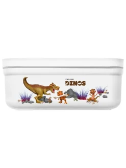 Lunchbox ''Dinos'' in Weiß - 800 ml