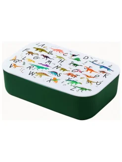 Lunchbox "Dinosaurs" in Grün