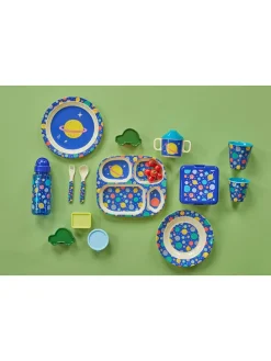 Lunchbox in Blau - (B)13,5 x (H)7,5 x (T)14 cm