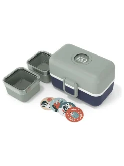 Lunchbox in Grün/ Dunkelblau - 800 ml