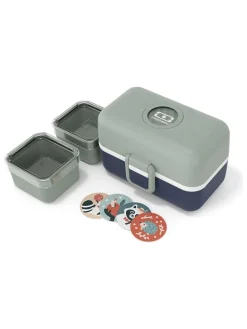 Lunchbox in Grün/ Dunkelblau - 800 ml