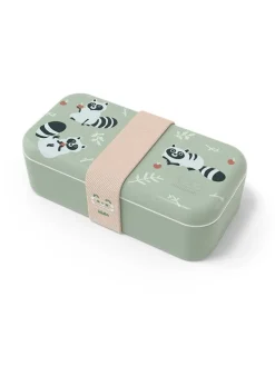Lunchbox "Raccoon" in Grün - 500 ml