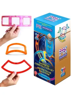 Magnetische Bausteine Schlangle - Superbogen 2 Bogen 2 Super Kreissektor 4- ab 3 Jahren