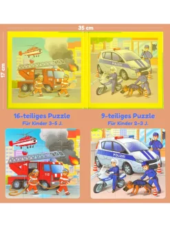 Magnetpuzzle Einsatzkräfte 25 Teile, Magnetische Puzzles ab 2 Jahren