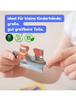 Magnetpuzzle Einsatzkräfte 25 Teile, Magnetische Puzzles ab 2 Jahren
