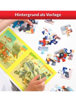 Magnetpuzzle Einsatzkräfte 25 Teile, Magnetische Puzzles ab 2 Jahren
