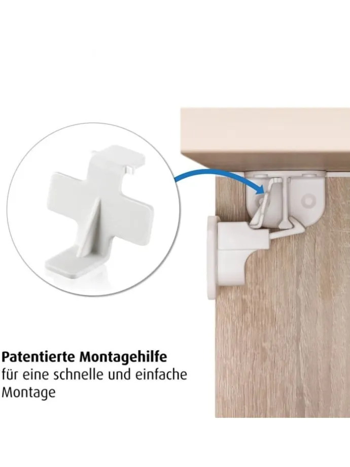 Magnetschloss, 1 Stück in Weiß ab 0 Monate