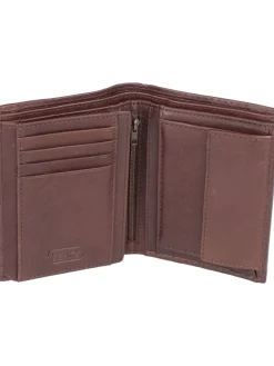 Mali Geldbörse RFID Leder 10 cm in darkbrown