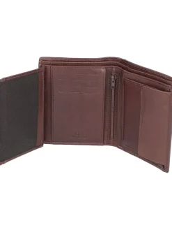 Mali Geldbörse RFID Leder 10 cm in darkbrown
