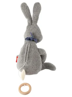 Mamilodie Spieluhr Hase grau in grau