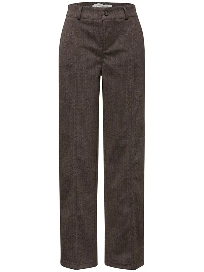 Marlenehose in Braun