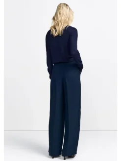 Marlenehose in Dunkelblau